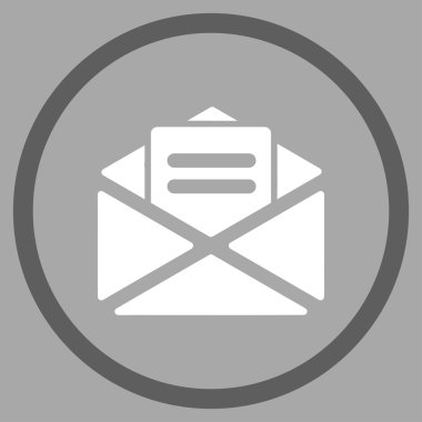 Açık posta yuvarlak simge