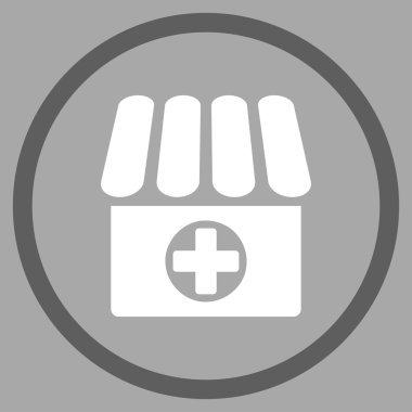 Hastane yuvarlak simge