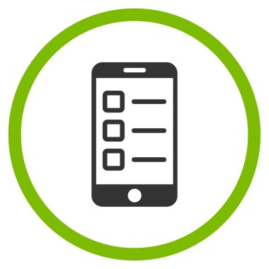 Mobil Test çember simge