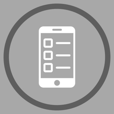 Mobil Test çember simge