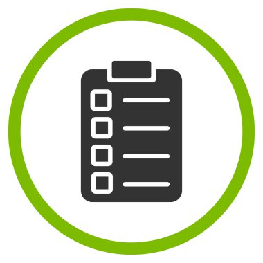 Test görevi çember simge