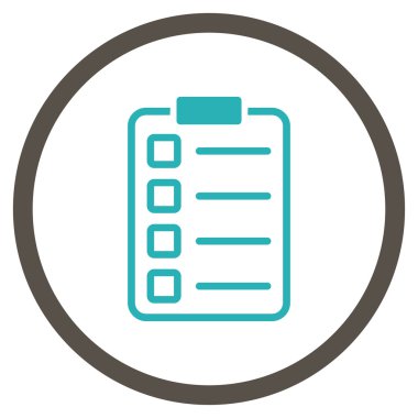 Muayene çember simge