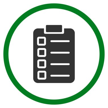 Test görevi çember simge