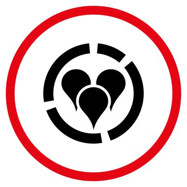 Geo diyagramı çember simge