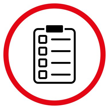 Sınav yuvarlak simge