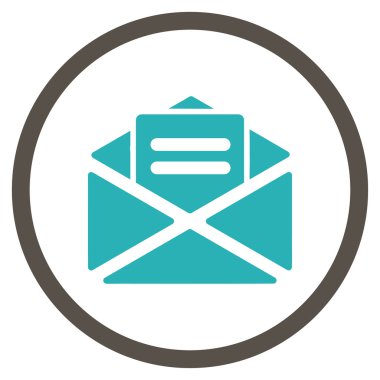 Açık posta yuvarlak simge