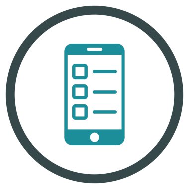 Mobil Test çember simge