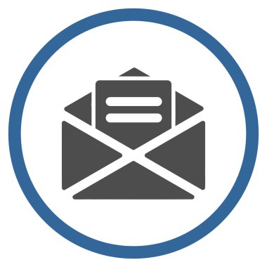 Açık posta yuvarlak simge