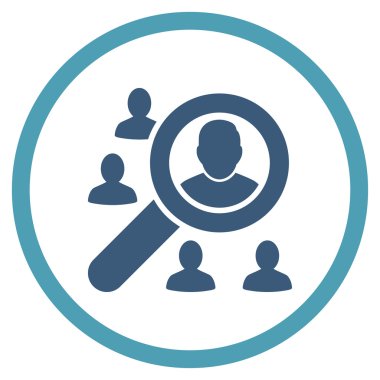 Arama istemci yuvarlak simgesi