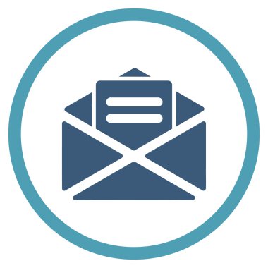 Açık posta yuvarlak simge