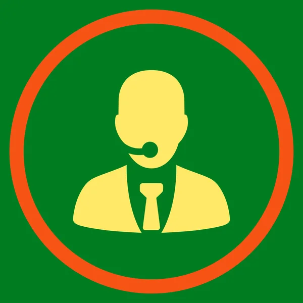 Call Center Manager Rounded Icon