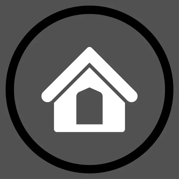 Home Circled Icon — Stock Photo, Image