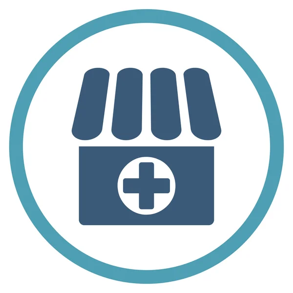 Drug Shop Circled Icon — Stock Photo, Image