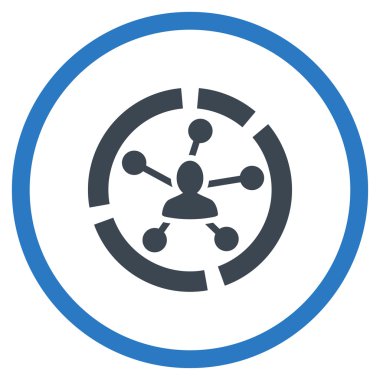 İlişkileri yuvarlak simge diyagram