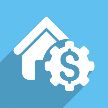 Ev kira seçenekleri uzun gölge kare simgesi