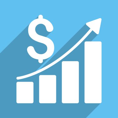 Mali rapor uzun gölge kare simgesi