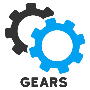 Resim yazısı ile vites düz simgesi