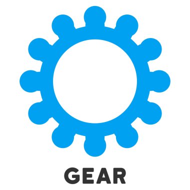 Düz dişli simgesini açıklamalı alt yazılı