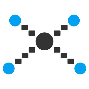 Dotted Links Vector Icon