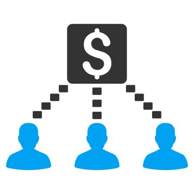 Para alıcıları vektör simgesi