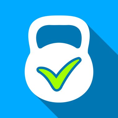 Valid Mass Flat Long Shadow Square Icon