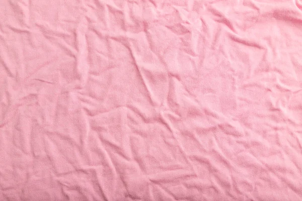 Θραύσμα Από Ροζ Βαμβακερό Ιστό Κάτοψη Επίπεδο Lay Φυσικό Υφασμάτινο — Φωτογραφία Αρχείου