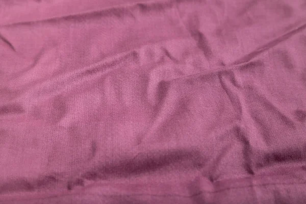Pürüzsüz Mor Pamuk Parçası Yan Görünüm Doğal Tekstil Arkaplan Doku — Stok fotoğraf