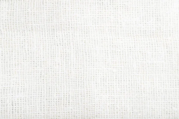 Fragment Smooth White Linen Tissue Top View Flat Lay Natural — Stock Photo, Image