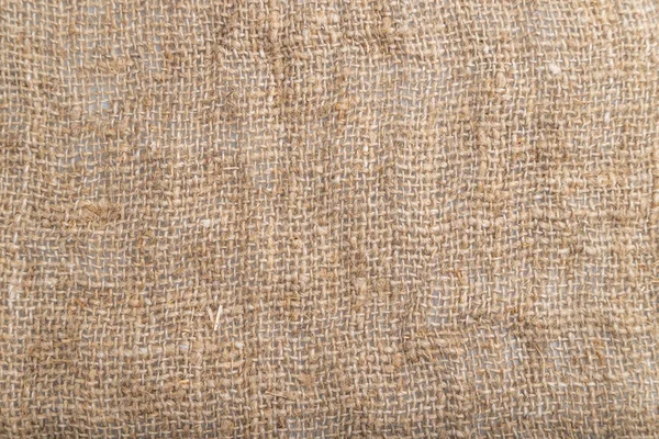 Fragment Smooth Brown Linen Tissue Top View Flat Lay Natural — Stock Photo, Image