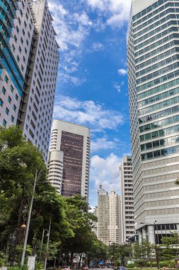 modern office buildings in the center of Kuala Lumpur