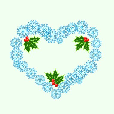 kar taneleri kalbinde