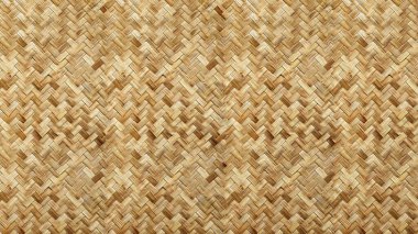 El yapımı Bambu Örgü Dokusu 3B Görüntü