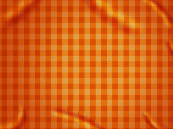 Оранжевая клетчатая текстура
