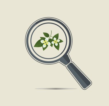 Yasemin kavramsal simgesi.