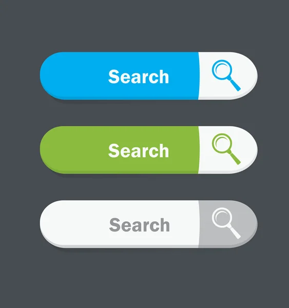 検索ベクトル ボタン. — ストックベクタ