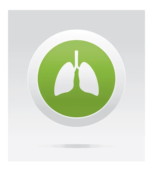 Lungen. medizinische Ikone. — Stockvektor