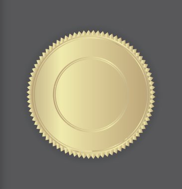 vektör altın madalya