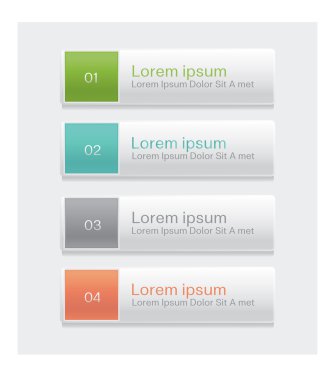 Beyaz düğme kümesi