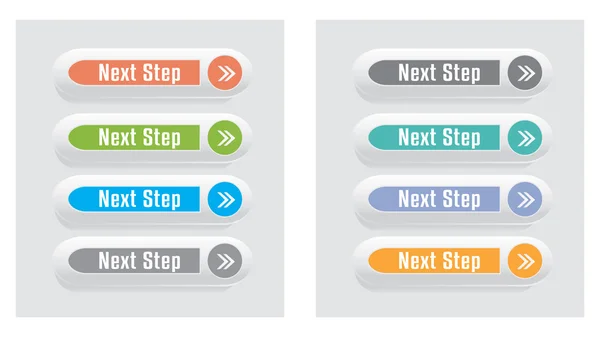 Nästa steg. — Stock vektor