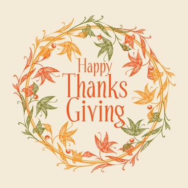 mutlu teşekkür giving.