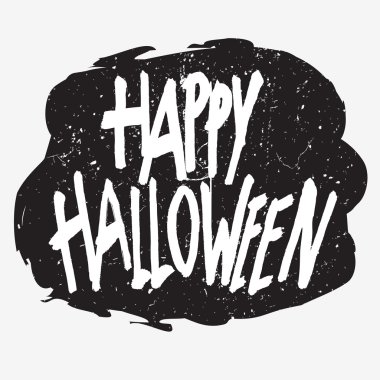 Cadılar Bayramınız Kutlu Olsun. El yazısı ifade. Doku