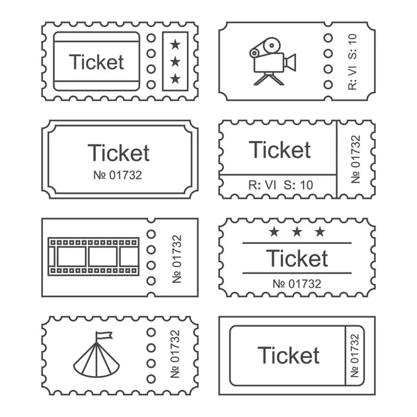 Icône de jeu de billets — Image vectorielle