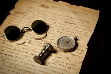 Eski el yazması kağıt arka plan