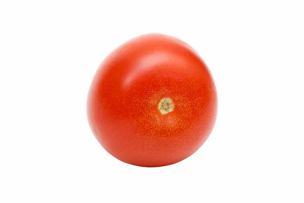 Tomate vermelho, isolado sobre um fundo branco — Fotografia de Stock