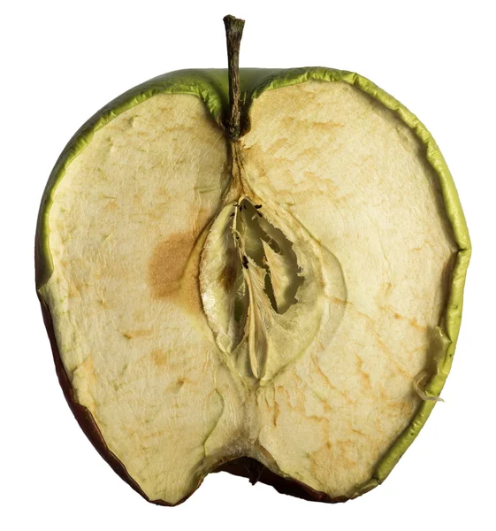 Röda torkade äpple. torra apple. — Stockfoto