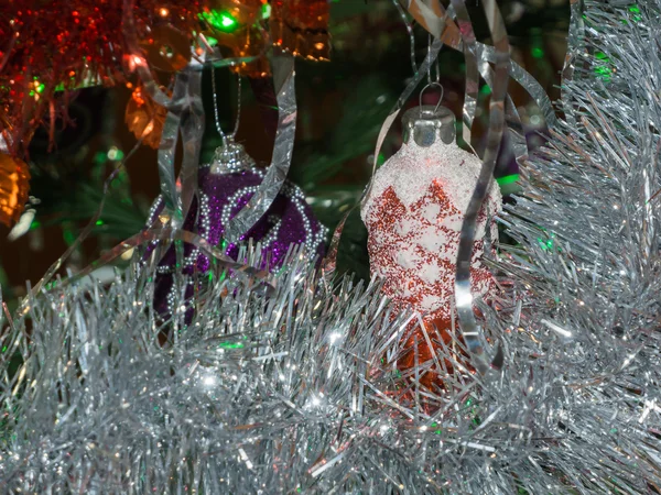 Close-up de árvore de x-mas decorados — Fotografia de Stock