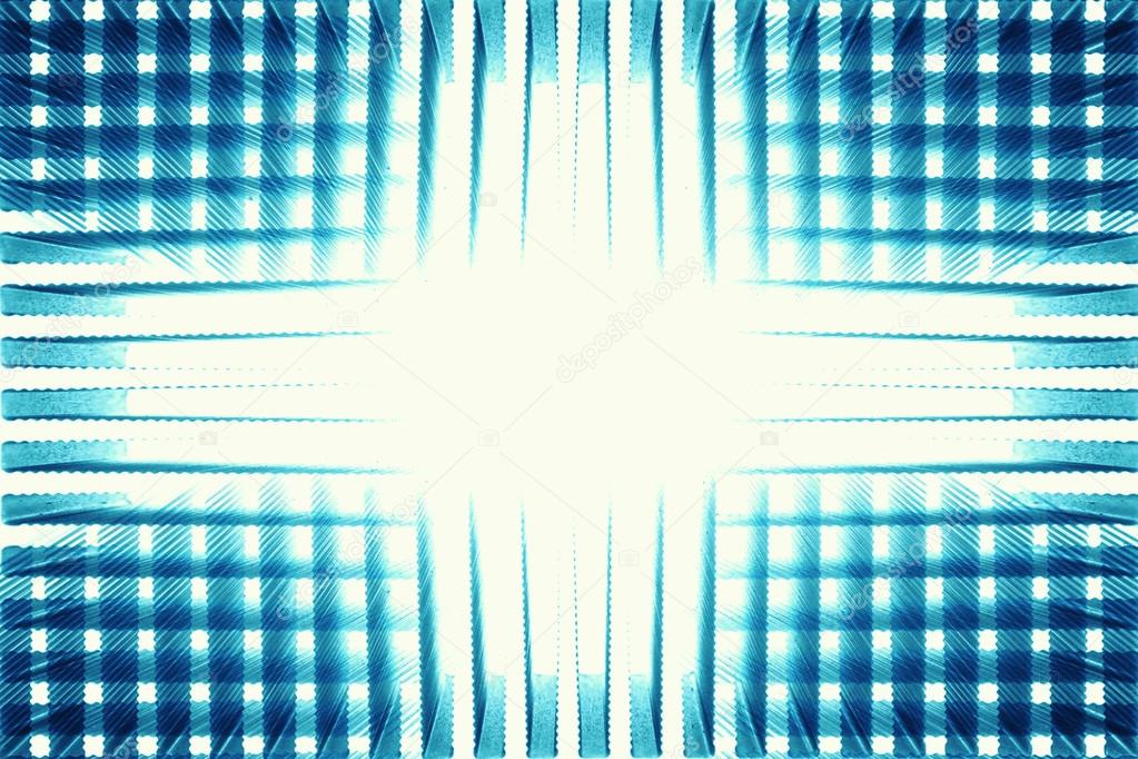 Blue Frame Abstract Background Millenium