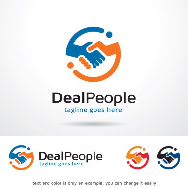 Deal People Logo Template Design Vector