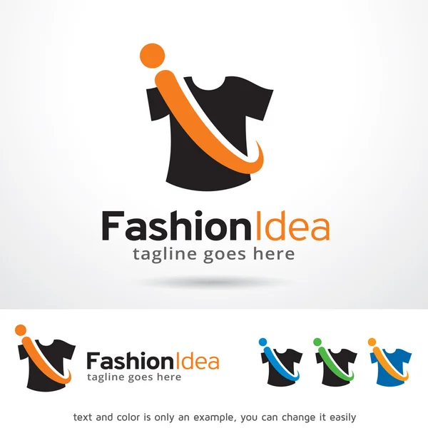 Fashion Idea Logo Template Design Vector — Stockový vektor