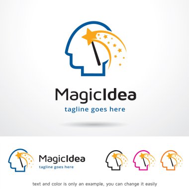 Magic Idea Logo Template Design Vector